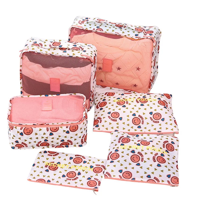 

Hoomall 6Pcs/Set Home Organizer Box For Clothes Tidy Pouch Travel Storage Bag Suitcase Clothing Divider Container Outdoor Boxes