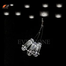 Оптические волоконные лампы, потолочные пластиковые концевые фитинги с оптическим волоконным световым кабелем 0,75 мм/1,0 мм/1,5 мм фиксированный соединитель