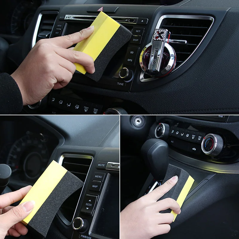 

Car Polishing Waxing Sponges U-shaped Vehicle Foam Clean Pad Water Absorption