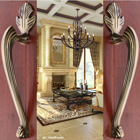 

Door shake handshandle european-style villa door shake handshandle archaize wooden door handle KD-605