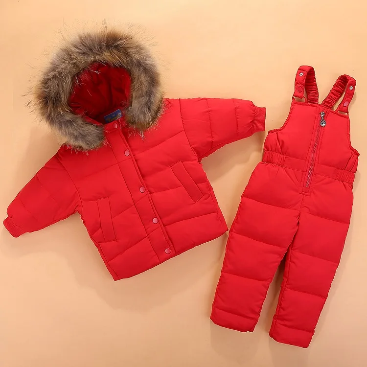 HYLKIDHUOSE/коллекция года; комплекты зимней одежды для маленьких девочек и мальчиков; ветрозащитные костюмы для малышей; теплые пуховые пальто+ комбинезон; Детские костюмы