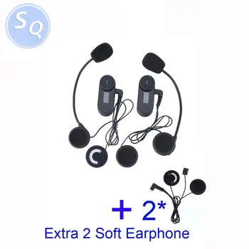 

helmet headset wireless motorcycle intercom system 2pcs LCD Screen FM TCOMSC HIFI Sound Direct Talk DSP Full Duplex interphone