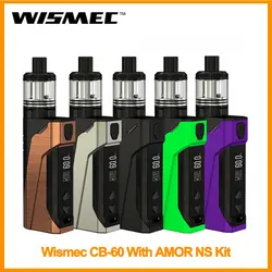 Франция склад оригинальный WISMEC CB-60 с AMOR NS комплект встроенный 2300 мАч с 2 мл/4 мл Eliquid распылитель WS03 катушки электронная сигарета