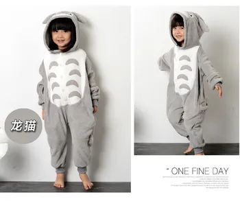 

Hot New Lovely Kids Unisex Children Onesie Pajamas Cartoon Animal Totoro Galesaur Onesie for Wholesale