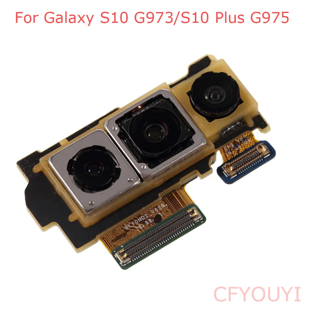 Для Samsung Galaxy S10 G973 / Plus G975 большой модуль основной задней камеры гибкий кабель