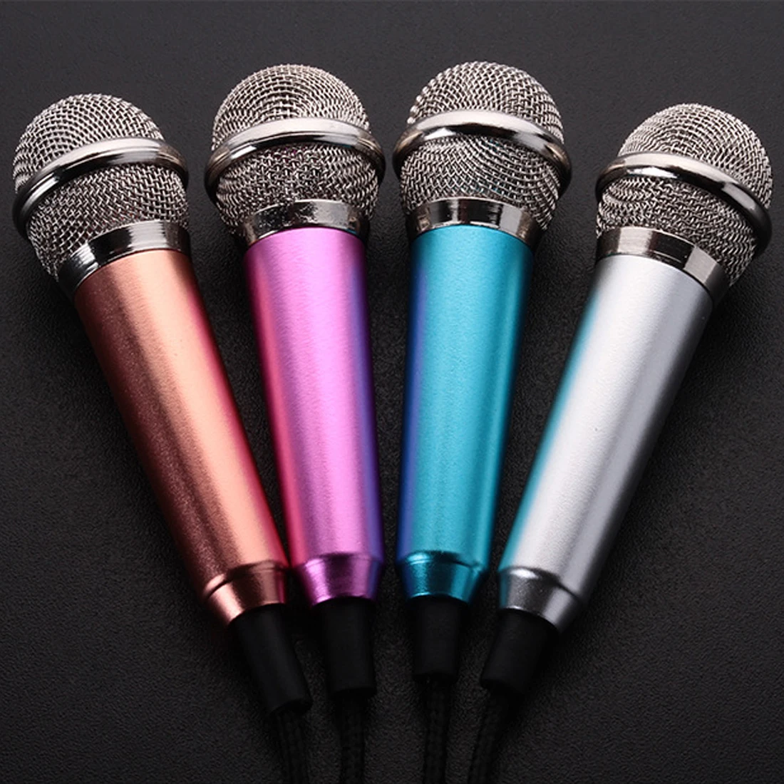 

Marsnaska Mini Speech Mic 3.5mm Stereo Studio Portable Audio Microphone For Phone/Smart Phone Desktop Accessories