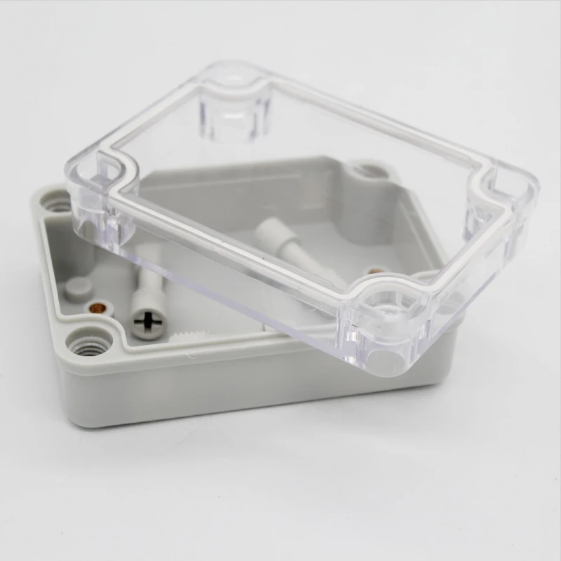 Проект водонепроницаемый ПК прозрачная крышка ABS корпус коробка IP66 Клеммная