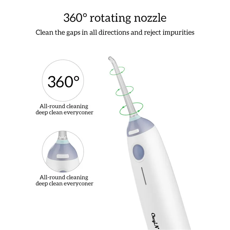 USB аккумуляторная Вода Flosser Профессиональный ирригатор полости рта очищающий, отбеливающий Пульс поток воды зубочистка для ухода за зубами