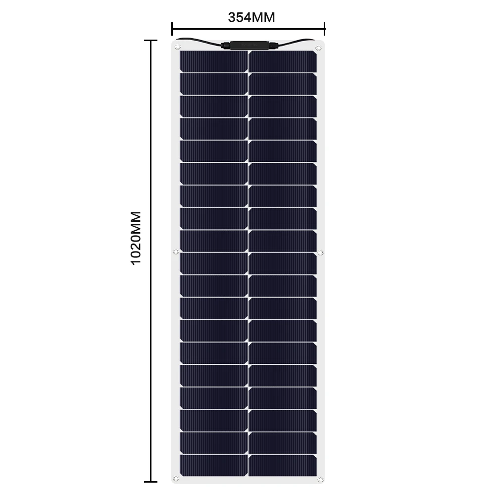 XINPUGUANG гибкие солнечные панели 50 Вт Высокая эффективность монокристаллическая Кремниевая ячейка PV модуль для 12 В батареи автомобиля RV яхты караван