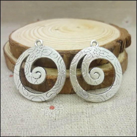 11 шт. винтажные круглые подвески из цинкового сплава|jewelry accessories|jewelry making accessoriesmaking