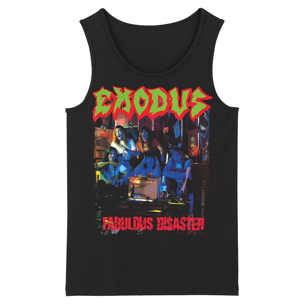 Todhoof Exodus Grindcore HardMetal Deathcore металлические мужские майки Азиатский размер