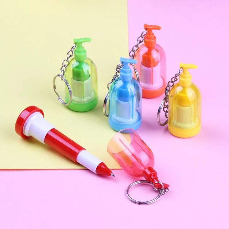 

New Cartoon Shower Gel Design Retractable Ball Point Pen Office School Writing Pens Kids Halloween Party Favor Gift Wedding