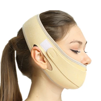 

Beauty massage V face bandage thin face lifting brace with massage massager