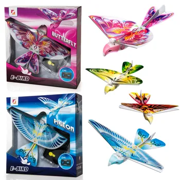 

Mini Electronic RC Bird Toys with Light Sound 2.4G HZ Remote Control Airplane Toys for Children Outdoor Bird Model Toy Xmas Gift