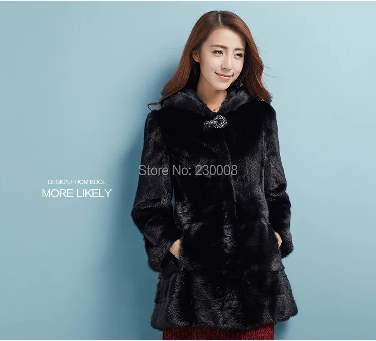 Новинка, зимние женские пальто из искусственного меха, M-XXL, большие размеры, модные женские пальто из искусственного меха норки бежевого и черного цвета