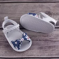 0-18Months Newborn Baby Sandals Floral Print Princess Sandals Sneakers for Infant Girls Toddler Soft Crib Walkers Shoes 3