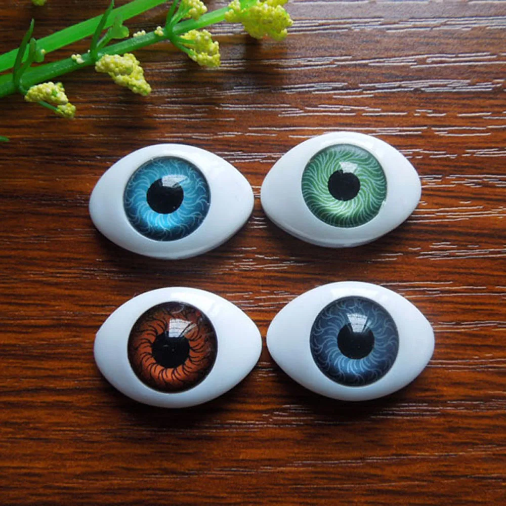 4 пары пластиковые глаза BJD для DIY 10 мм 14 15 16 19 23 кукол SD 1/3 1/4 1/6 аксессуары глазные