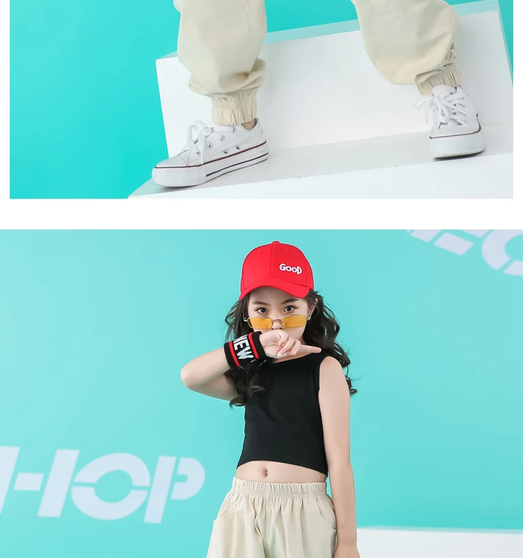 Summer girls clothes set 8 10 12 14 Years Hip hop T shirt pants hip hop dance costumes kids baby Girl summer clothes girls sets clothing (9)