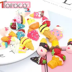 TOFOCO 1 пакета(ов) мини смолы моделирование мороженое Еда сумка Симпатичные DIY аксессуары ручной работы для детей игрушки