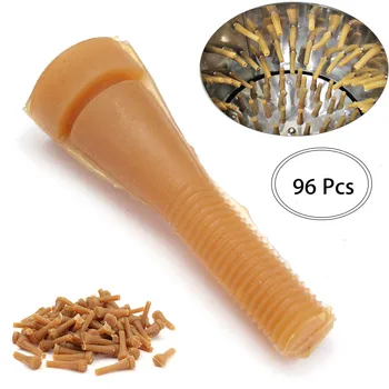 

72/96 Pcs Ducks Chicken Geese Poultry Plucking Finger Plucker Picker Hair Removal Stick Rubber Rod 20x65mm