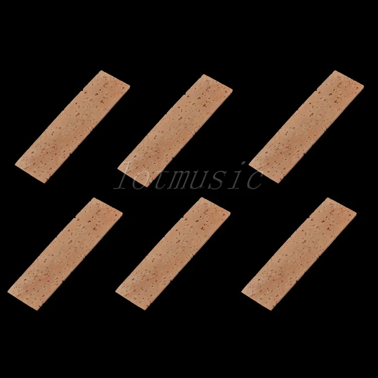 

6Pcs Bb Clarinet Neck Joint Cork Sheet Natural Natural Cork 2mm Clarinet Parts