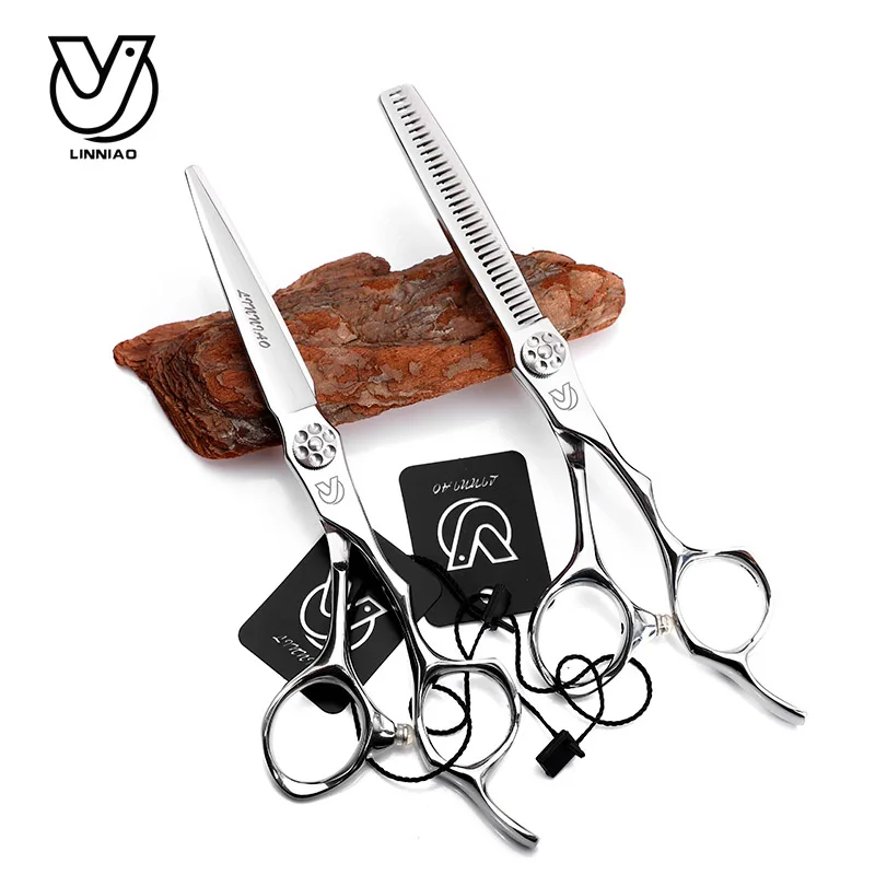 6 inch Cutting Thinning Styling Tool Hair Scissors Stainless Steel