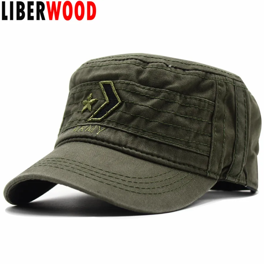 Тактические шапки LIBERWOOD мужские и женские армейские бейсболки с вышивкой