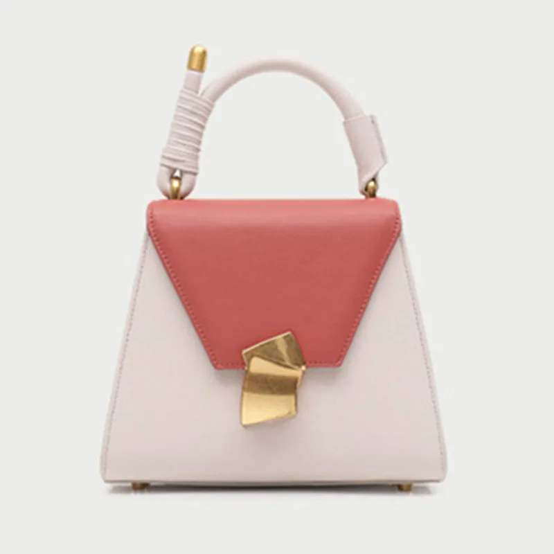 

2019 Special Design Lady Temperament Women Handbags Genuine Leather Cow Leather Bag Lady Shoulder Crossbody Messenger Bags T