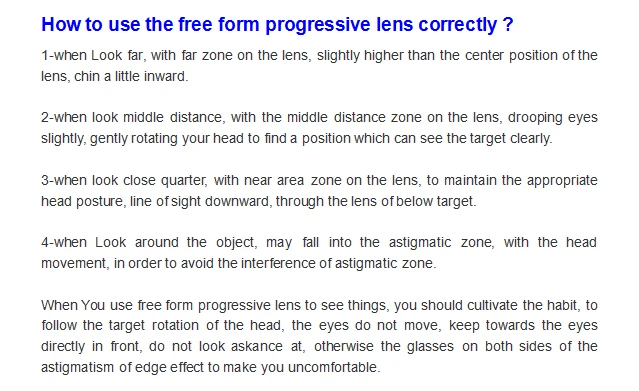 how to use the free form lens