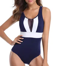 KLV большой размер Цельный купальник женский пляжный сексуальный открытая спина Maillot de bain femme maios feminino para praia#4