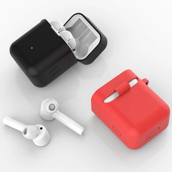 

Protective Case for Mi Air Bluetooth Earphone Soft Silicone Protective Cases Cover For Xiaomi Airdots Headset Storage Box