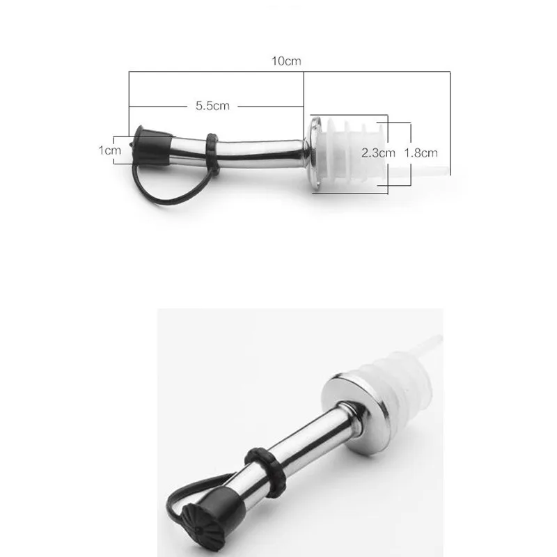 Нержавеющая сталь масло бутылочный Носик Pourer/рот с пробкой колба сухое красное Вино горшок бутылка пробковая заглушка оливковый Pourer Диспенсер 1 шт