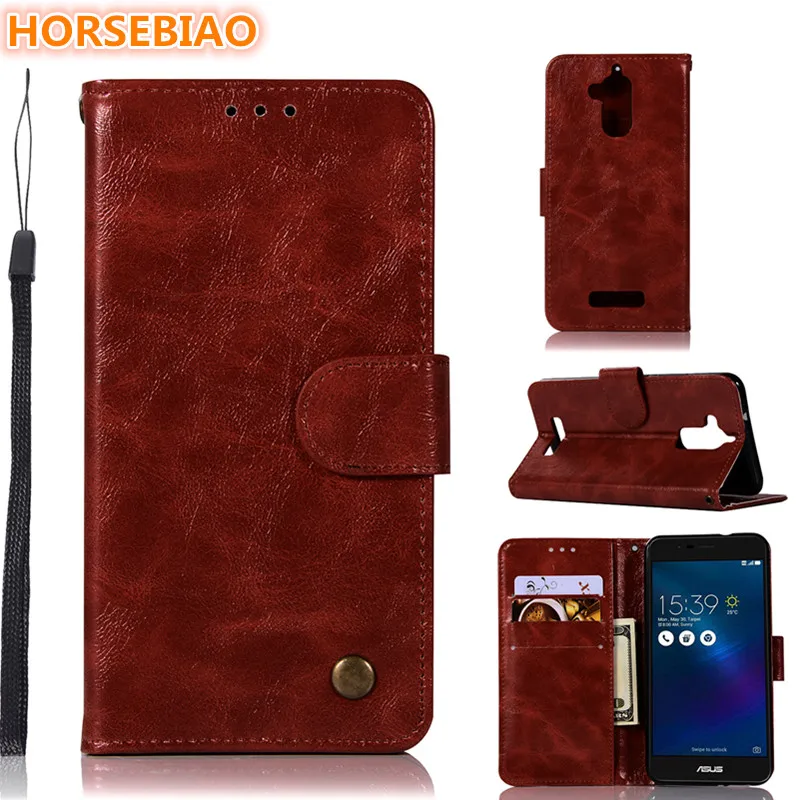 100PCS Retro Book Style Leather Wallet Case Flip Cover for ASUS ZC520TL ZC554KL ZC551KL ZE520KL ZE550KL ZC553KL ZC500TG ZE601KL | Мобильные