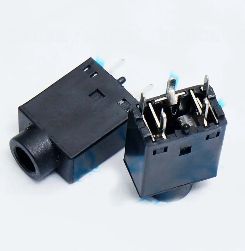 100pcs 5000pcs/packPJ 358 3.5 Socket Vertical Stereo Audio Headphone