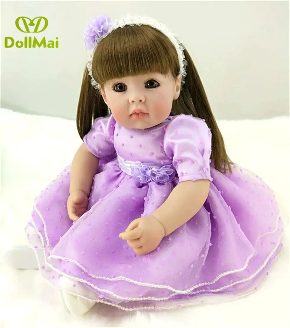

51cm Reborn girl dolls silicone reborn baby dolls vinyl princess toddler for child birthday gift Bebes reborn menina boneca