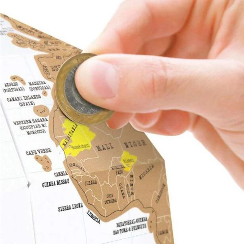 DIY царапинам Глобус 3D стерео сборка глобус Карта мира путешествия малыш детская игрушка подарок география обучающий аппарат