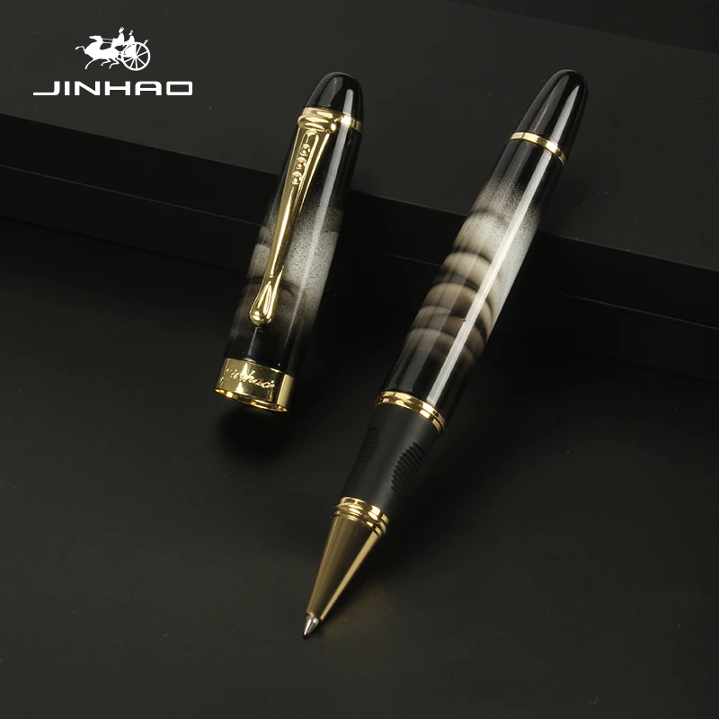Jinhao X450 caneta Металлическая Ручка роллер золотые аксессуары Шариковая гелевая