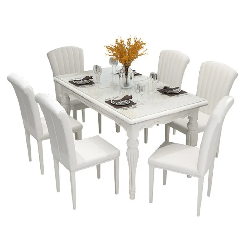 Langer Dinning Sala Marmol Jantar Kitchen De Salle A Manger Moderne Room Redonda Wooden Tablo Comedor Bureau Mesa Dining Table