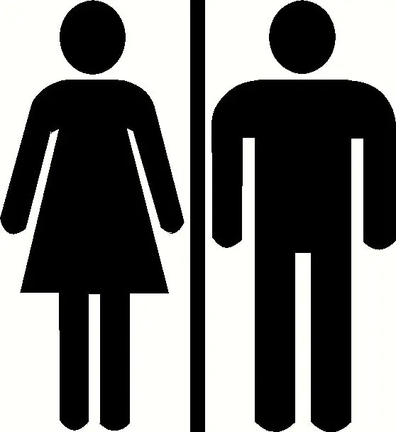 restroom door decal bathroom sign unisex door sticker wc toilet