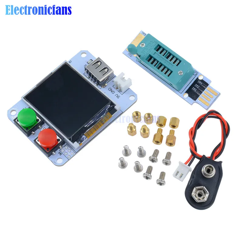 MK 328 MK328 ATmega328p Диод Триод Емкость транзистора тестер 1 8 дюймов ЖК экран 128X160 мини USB
