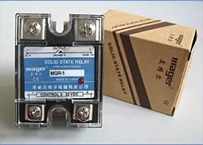 

Твердотельное реле SSR DC-AC 80A 3-32VDC/24-480VAC