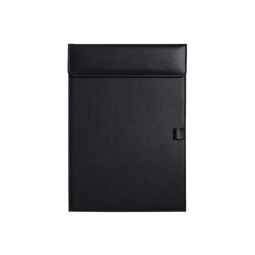 Бизнес-Письмо размер кожаный буфер обмена офис отель блокнот (черный)