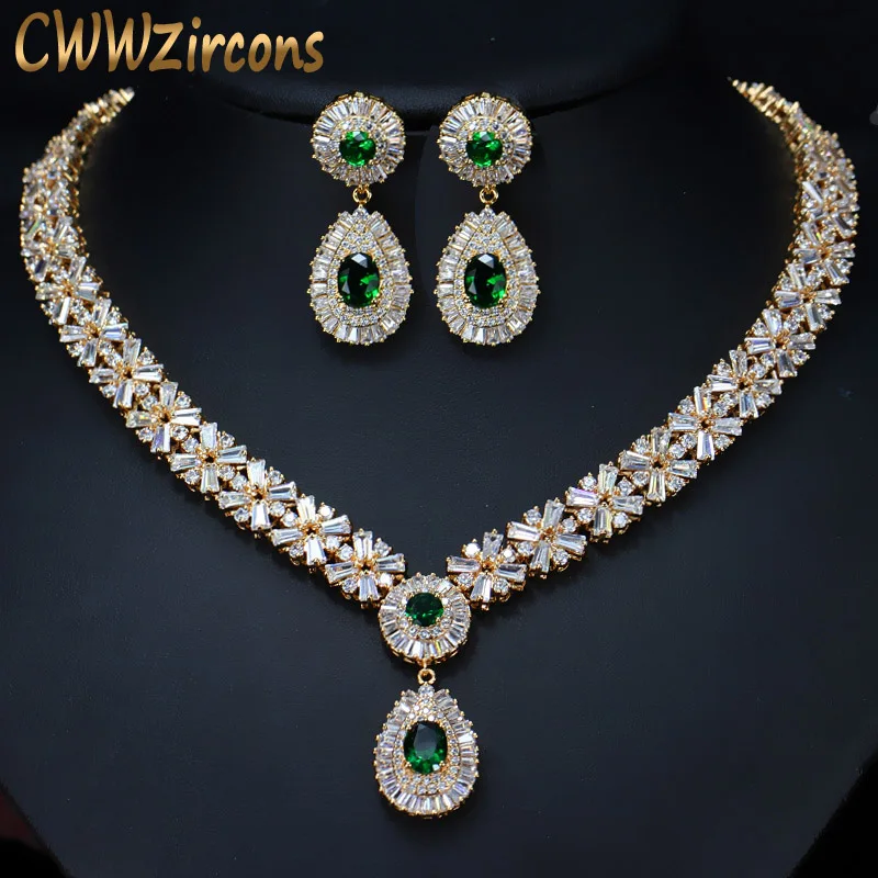 CWWZircons высокое качество желтое золото Цвет Зеленый африканские кубические