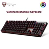 Genuine Motospeed CK104 Gaming Mechanical Keyboard 104 key Russian/English RGB LED Backlit USB wired Keyboard for computer gamer ► Photo 2/6