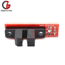 Interruptor óptico de límite de Control de luz para Endstop, piezas de impresoras 3D con Cable de 3 pines, accesorios de Parte roja para placa CNC rampas 1,4