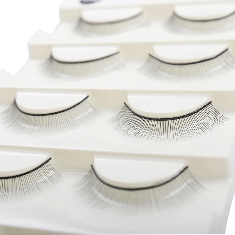 5 комплектов Training Lashes для наращивания ресниц самоклеящиеся практика полоска ресниц для ресницы для обучения расширения