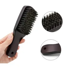 Деревянная ручка кабана щётка для чистки щетка Парикмахерская Мужская Борода Щетка антистатическая для парикмахерских Укладка волос расческа инструменты для бритья