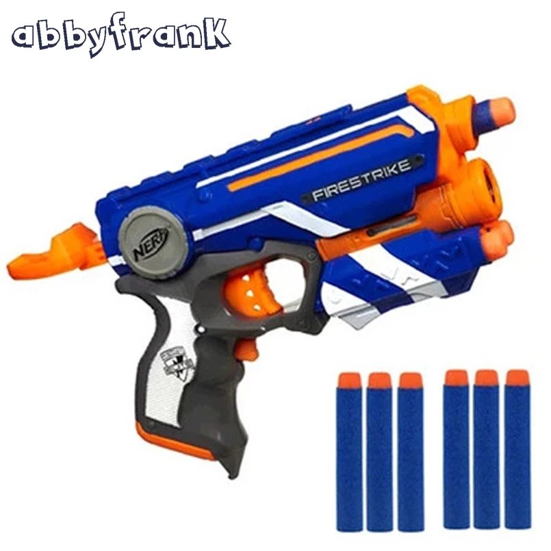 

Abbyfrank Hot Fire Strike Elite Soft Bullet Toy Gun & 3 Soft Bullets Manual Operated Gun Toy Airsoft Pistol Arma Arme Orbeez Toy