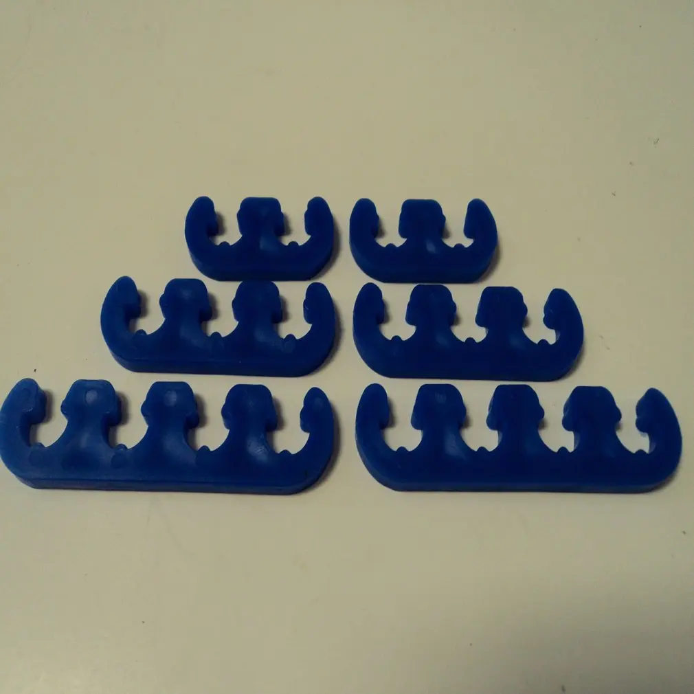 

Blue Plastic Spark Plug Wire Separators Dividers Looms For Chevy Ford