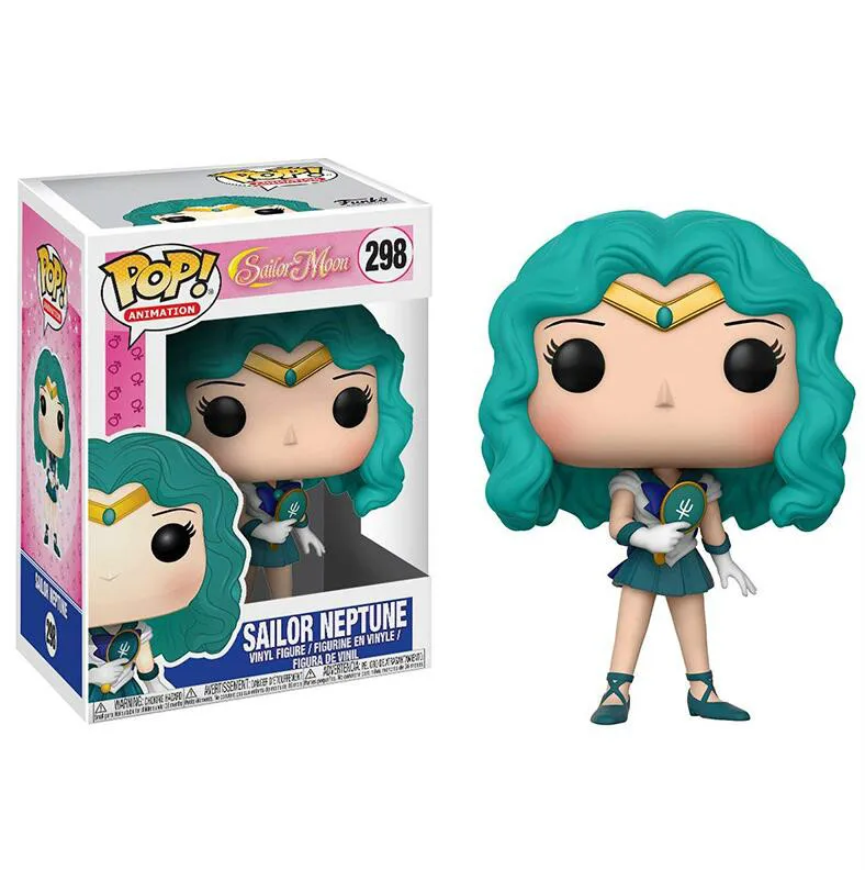 Funko POP Сейлор Мун Chibiusa Meiou Setsuna Kaiou Michiru виниловые фигурки ПВХ Модель Игрушки для мальчиков и девочек - Цвет: Box